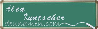 Alea Kuntscher Visitenkarte